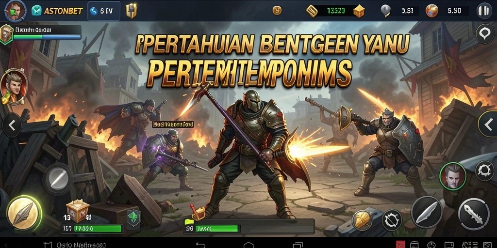 Tangkapan layar gameplay ASTONBET yang menunjukkan strategi Tower Defense.