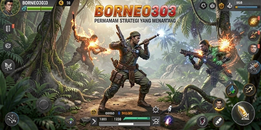 Tampilan gameplay menarik dari BORNEO303 yang penuh strategi.