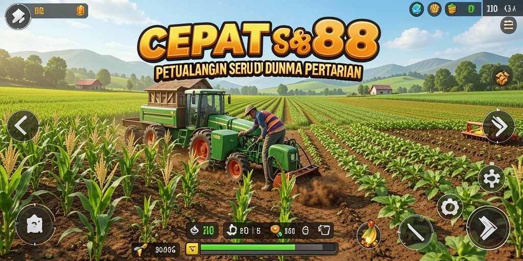 Tampilan gameplay seru di dunia pertanian CEPAT88.
