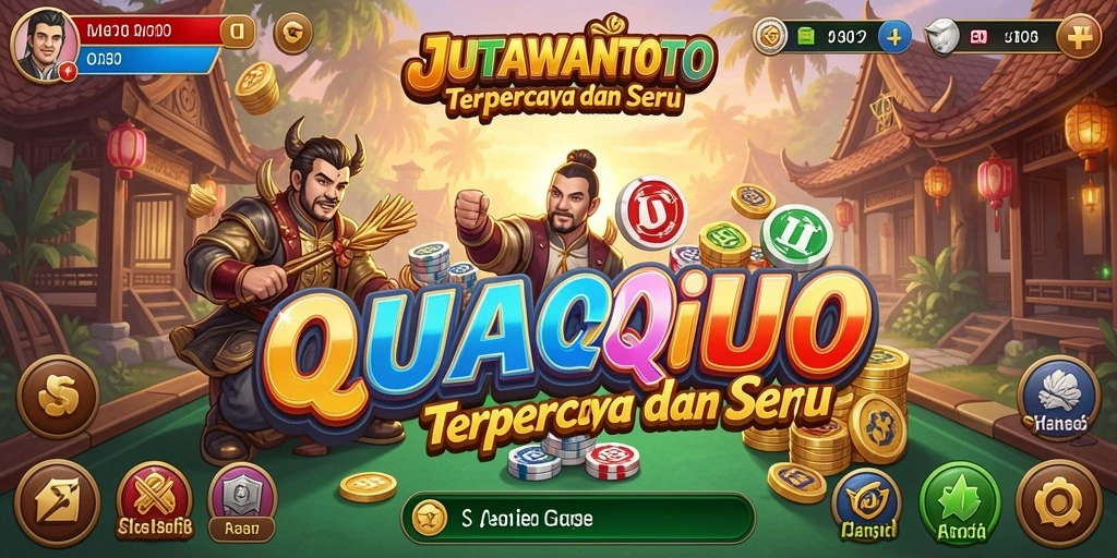 Screenshot JUTAWANTOTO menampilkan permainan QiuQiu yang mengasyikkan.