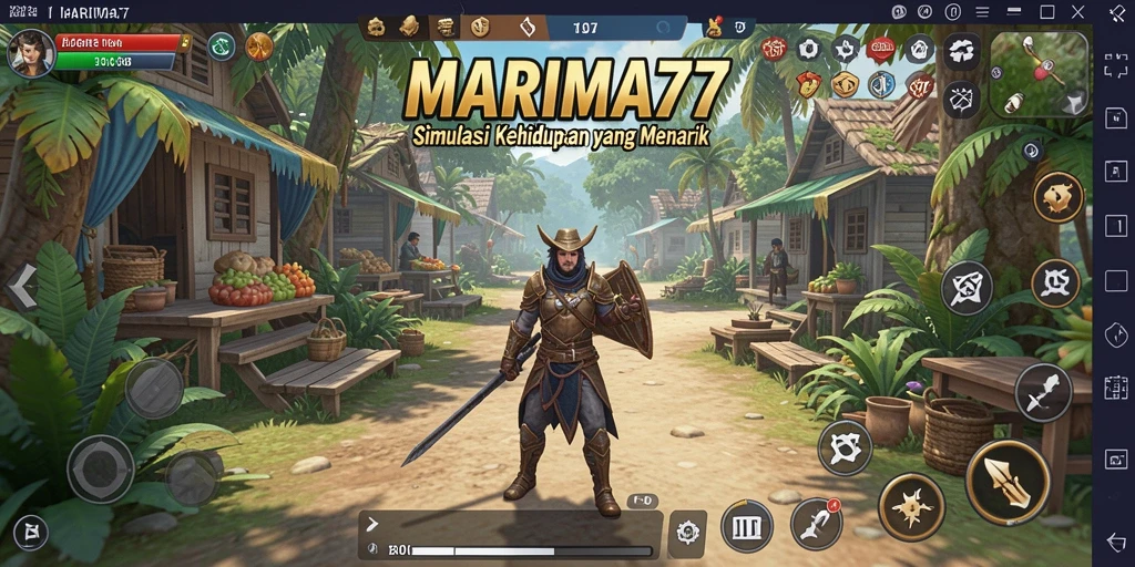 Tampilan menarik dari gameplay MARIMA77 yang penuh aksi.
