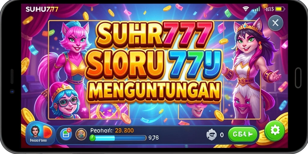 Tampilan utama SUHU777 saat permainan slot berlangsung.