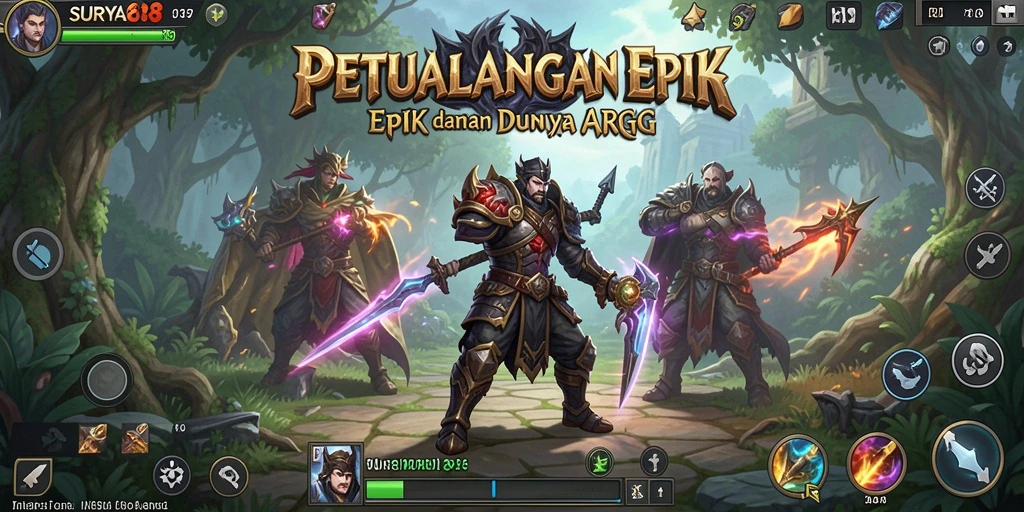 Tampilan gameplay menegangkan dalam <strong>SURYA88</strong> yang penuh aksi dan strategi.